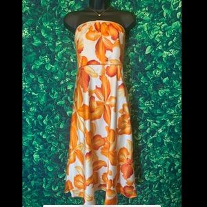 Banana Republic Sz 14 Strapless Dress.